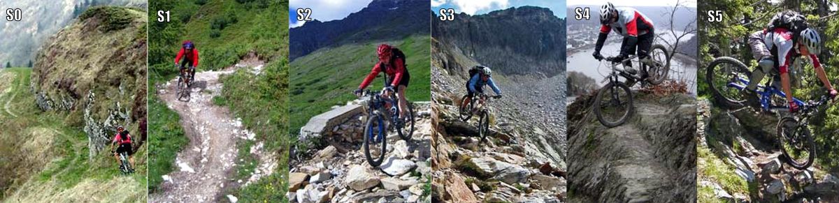 single track mountain bike